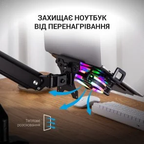 Фото: Підставка для ноутбука OfficePro LH474B Black № 11 | KTC