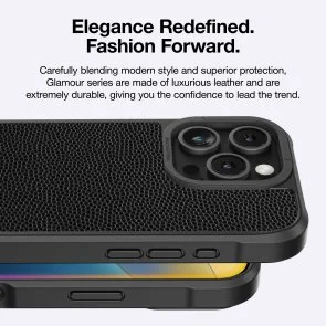 Фото: Чохол AMAZINGthing for iPhone 16 Pro - Glamour Case MagSafe Black (IP166.3PGMBK) № 11 | KTC