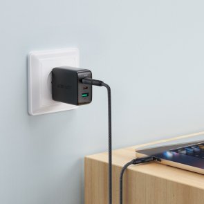 Кабель Acefast C8-03 60W Type-C / Type-C 1.2m Black (6974316282716)