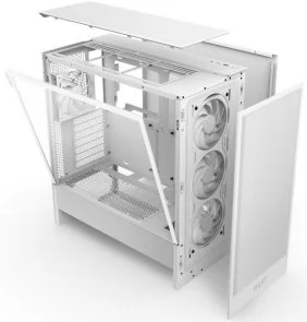 Фото: Корпус NZXT H5 Flow RGB White with window (CC-H52FW-R1) № 6 | KTC