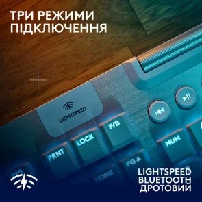 Фото: Клавіатура Logitech G915 X Lightspeed Tactile Wireless White (920-012690) № 5 | KTC