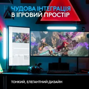 Фото: Студійне світло для стрімінгу Logitech Litra Beam Graphite (946-000020) № 3 | KTC