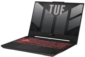 Фото: Ноутбук ASUS TUF Gaming A17 2023 FA707NUG-HX146 Mecha Gray - 17.3" IPS 144 Гц / AMD Ryzen 7 / 7445HS / DDR5 16 ГБ / PCI-E SSD 1 ТБ / GeForce RTX 4050 № 2 | KTC