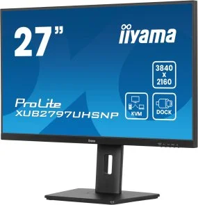 Фото: Монітор iiyama XUB2797UHSNP-B1 - 27" IPS / 3840×2160 / 60 Гц / Pivot / HAS № 4 | KTC
