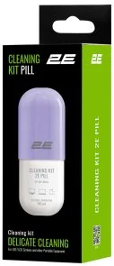 Фото: Набір для чищення 2E Pill 140ml для LED / LCD + серветка White/Lilac (2E-SK140LC) № 4 | KTC