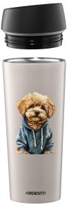 Термос Ardesto Coffee Time Maltipoo 450 ml Beige AR2645MP