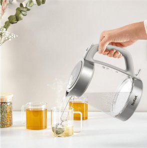 Електрочайник Tefal Glass Kettle (KI605B30)