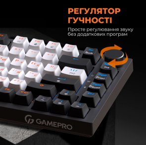  Клавіатура GamePro MK160B RGB USB Black