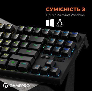 Клавіатура GamePro MK180B USB Black