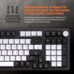 Фото: Клавіатура GamePro MK170B RGB USB Black № 19 | KTC