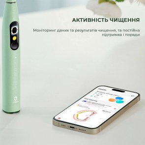 Електрична зубна щітка Oclean X Ultra Green (6970810556025)