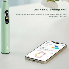Фото: Електрична зубна щітка Oclean X Ultra Green (6970810556025) № 16 | KTC