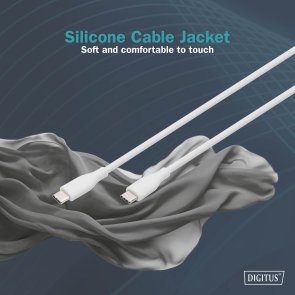 Digitus 60W Type-C/Type-C 2m White