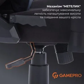 Фото: Крісло GamePro FGC750 Fabric Black (FGC750B) № 17 | KTC
