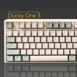 One 3 Cherry MX Speed Silver ENG/UKR Matcha Cream