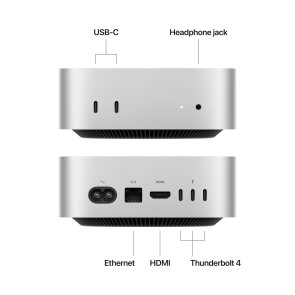 Персональний комп'ютер Apple Mac mini M4 Chip 10GPU Silver (MU9E3)