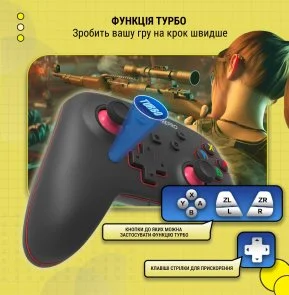 Фото: Геймпад GamePro MG1200 Black/Blue № 9 | KTC