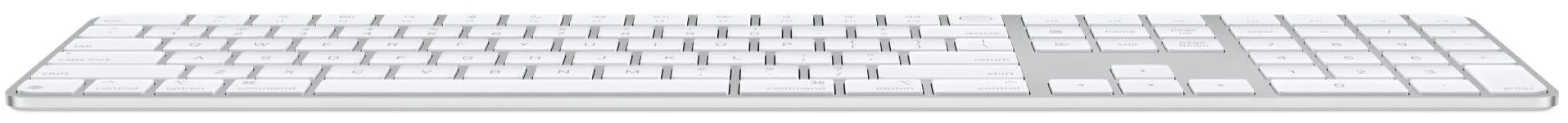 Фото: Клавіатура Apple Magic Keyboard with Touch ID and Numeric Keypad for Mac models with Apple silicon USB-C - Ukrainian White Keys (MXK73) № 3 | KTC