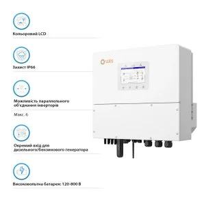 Фото: Інвертор Solis S6-EH3P20K-H 20000W № 3 | KTC
