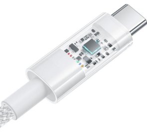 Кабель Baseus Gem Fast-Charging Data 100W USB / Type-C 2m White (P10373002211-01)