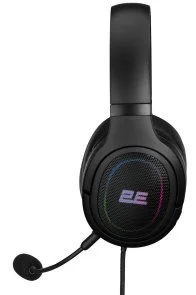 Фото: Гарнітура 2E Gaming HG330 RGB USB 7.1 Black (2E-HG330BK-7.1) № 2 | KTC