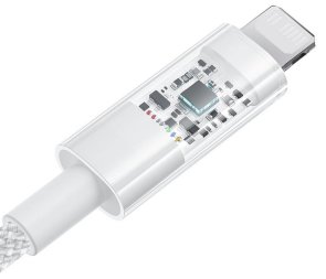 Кабель Baseus Gem Fast-Charging Data 20W Type-C / Lightning 2m White (P10373001211-01)