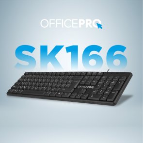 Клавіатура OfficePro SK166 Black