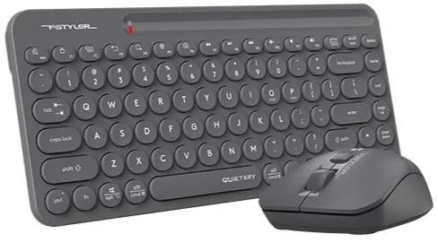 Фото: Комплект клавіатура+миша A4tech FG3200 Air2 Wireless Grey (FG3200 Air2 (Grey)) № 2 | KTC