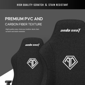  Крісло Anda Seat Phantom 3 Size L Fabric Black (AD18Y-06-B-F)
