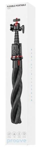 Фото: Селфі монопод Proove Flexible Portable Black (MPSG00010001) № 11 | KTC