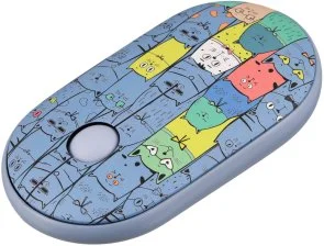 Фото: Миша 2E MF300 Pets Cats Silent Wireless Blue (2E-MF300WPETSBL) № 2 | KTC
