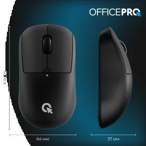 Фото: Миша OfficePro M307B Silent Wireless Black № 12 | KTC