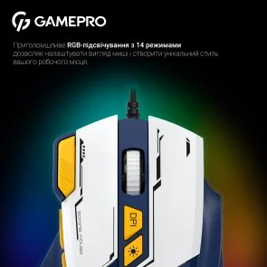 Фото: Миша GamePro GM300BL Blue/White № 10 | KTC