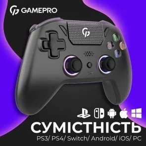 Фото: Геймпад GamePro GPS13B Wireless Black № 15 | KTC