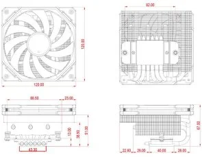 Фото: Кулер для процесора ID-COOLING IS-67-XT White № 8 | KTC