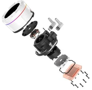 Фото: Система рідинного охолодження ID-COOLING SL240 XE White № 7 | KTC