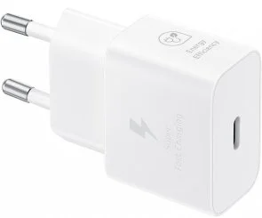 Фото: Зарядний пристрій Samsung 25W Power adapter White with Type-C/Type-C (EP-T2510XWEGEU) № 4 | KTC