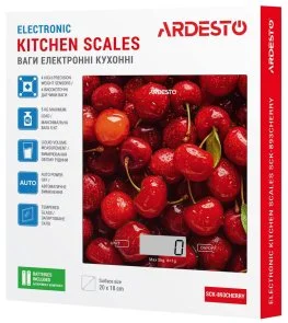 Фото: Ваги кухонні Ardesto SCK-893 Cherry (SCK-893CHERRY) № 6 | KTC