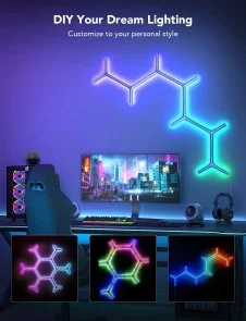 Фото: Настінний світильник Govee H6065 Y Shape Light Panel 7pcs RGBIC White (H6065301) № 10 | KTC
