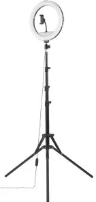 Фото: Світлодіодне селфі-кільце Hama SpotLight Steady-120 V2 Black (4659) № 2 | KTC