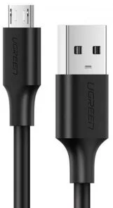 Фото: Кабель UGREEN US289 Cable Nickel Plating 2.4A AM / MicroUSB 3m Black (US289/60827) № 2 | KTC