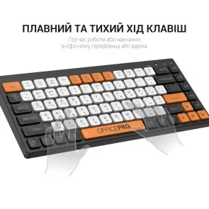 Фото: Клавіатура OfficePro SK955B Wireless Black № 8 | KTC
