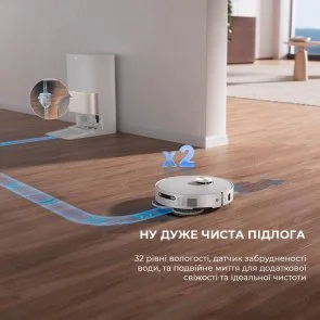 Фото: Робот-пилосос Dreame Bot X40 Ultra White (RLX63CE-Wh) № 21 | KTC