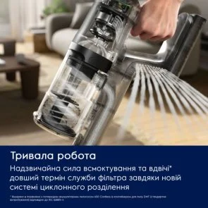 Фото: Ручний бездротовий пилосос Electrolux 600 Cordless cleaner (EP61CB21OG) № 4 | KTC