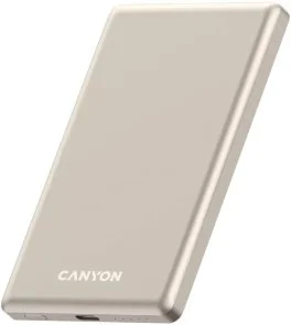 Фото: Батарея універсальна Canyon OnCharge 505 Slim Magsafe 5000mAh 20W Beige (CNS-CPB505BE) № 2 | KTC