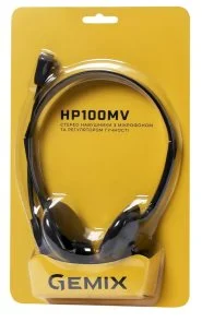 Фото: Гарнітура Gemix HP-100MV 2x3.5mm Jack Black № 3 | KTC