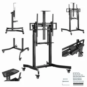 Фото: Стійка Gembird TVS-100T-01 Black № 9 | KTC
