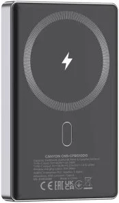 Фото: Батарея універсальна Canyon OnPower 510 Slim Magsafe 10000mAh 20W Dark Grey (CNS-CPB510DG) № 5 | KTC
