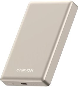 Батарея універсальна Canyon OnPower 510 Slim Magsafe 10000mAh 20W Beige (CNS-CPB510BE)