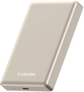 Фото: Батарея універсальна Canyon OnPower 510 Slim Magsafe 10000mAh 20W Beige (CNS-CPB510BE) № 2 | KTC